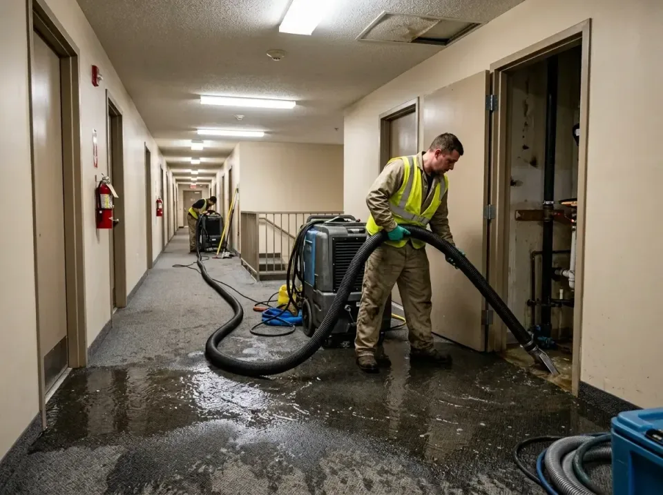 multi-unit-apartment-hallway-f-005 — frequently asked questions, Emergency Burst Pipe Water Extraction & Removal in Wakefiel…